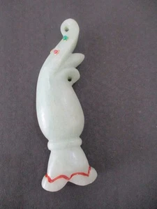 ANTIQUE JADE SWORD / DAGGER HANDLE HILT UNUSUAL SHAPE - Picture 1 of 9