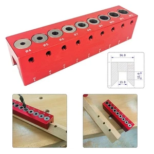 Hole Puncher Locator Dowel Drill Guide Dowel Drill Guide Long Durability - Picture 1 of 12