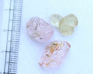 16.10 CT Natural Tourmaline Gemstone Mix Carved Loose Gemstone 9*16 Mm - Picture 1 of 5