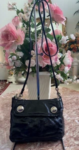 COACH POPPY Black Crossbody Shoulder Bag ( SILVERSTONE HARDWARE) - Picture 1 of 9