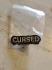 Cursed Enamel Pin - Horror Pin Gothic Witch Halloween Pin Witchcraft Voodoo  fu