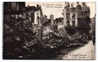 Early 1900s WWI Post-Battle, Mazel Street Ruins, Verdun France Postcard