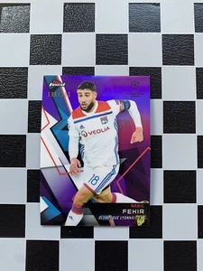 2018-19 Topps Finest UCL Nabil Fekir Purple /250 Lyon - Bild 1 von 2