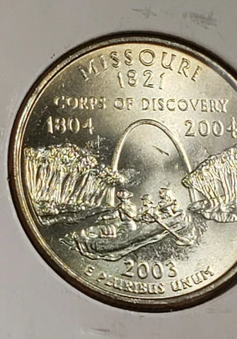 2003 P Missouri quarter *strike through Lamination Error* ?  MS Uncirculated Cover