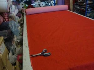 10M BALI RED DESIGNER CURTAIN UPHOLSTERY FABRIC £3.99/METER - Picture 1 of 5