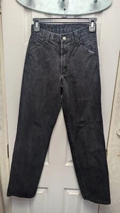 Vintage Rockies Rocky Mountain Black Jeans Bareback High Waisted Size 12R Youth - Picture 1 of 5