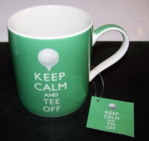 Taza de cerámica Keep Calm and Tee Off 10 oz - Imagen 1 de 2