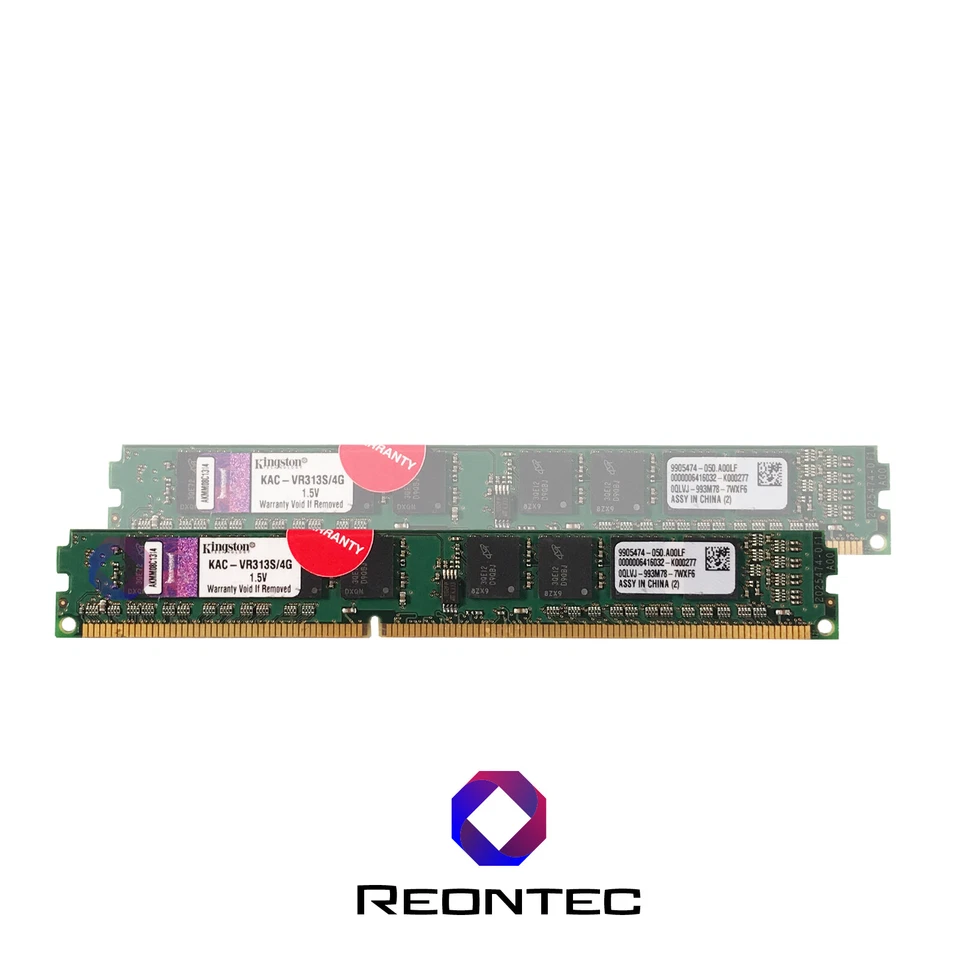 4GB RAM PC Kingston PC3 - 10600 DDR3 KAC-VR313S/4G - Immagine 1 di 1