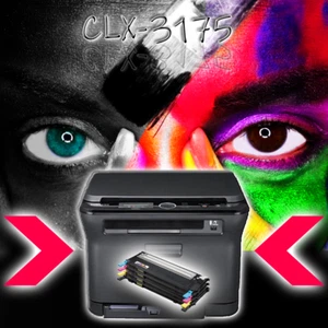 SAMSUNG Multifunktions-Farblaserdrucker CLX-3175 inkl. neue Toner - Bild 1 von 2