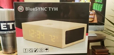 GOgroove BlueSYNC TYM Madera como Bluetooth Altavoz y Reloj Despertador - Luz Foto 1 de 3