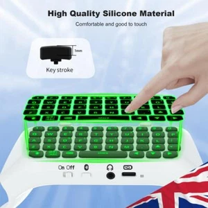 Controller Keyboard Bluetooth-Compatible Wireless Keyboard for PS5 Elite Handle - Picture 1 of 10