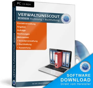 Buchhaltung + Rechnung Software,einfach,günstig, top aktuell, keine Folgekosten! - Picture 1 of 6