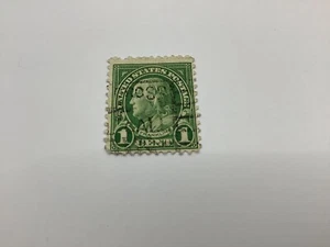 US ONE CENT Postage Stamp - Benjamin Franklin - Green Estate Find - Picture 1 of 4