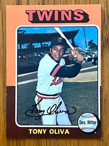 1975 Topps #325 Tony Oliva - Picture 1 of 2