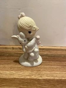 1978 Precious Moments "Jesus Loves Me" Figurine Enesco E-1372/G - Picture 1 of 14