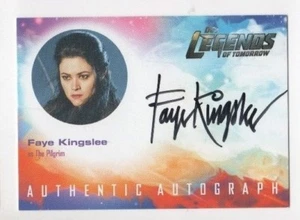Tarjeta autógrafa Cryptozoic Legends of Tomorrow Faye Kingslee FK - Imagen 1 de 1