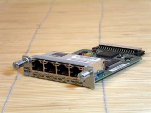 Cisco HWIC-4ESW 4 x 10/100BASE-TX Ethernet Card Karte f. 1841 2800 3800 Router - Bild 1 von 1