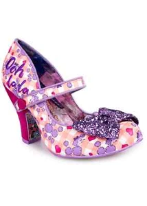 Irregular Choice FANCY THAT FLIEDER/PFIRSICH Damenschuhe mit mittelhohem Absatz - Bild 1 von 3