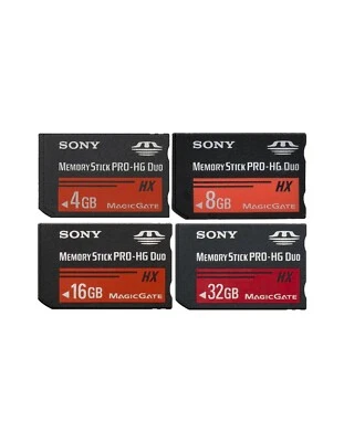 Carte Mémoire PSP - Memory Stick PRO-HG Duo - Sony 4Go, 8Go, 16Go et 32Go - Immagine 1 di 4
