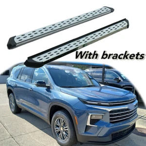 2 piezas estriberas aptas para Chevrolet Traverse 2024 2025 peldaños laterales barras Nerf - Imagen 1 de 7