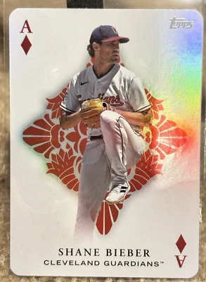 Shane Bieber - 2023 Topps Series 1 All Aces Insert #AA-15 - Image 1 of 2