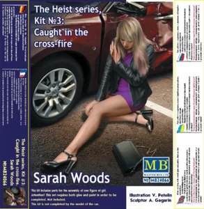 Master Box 24066 Atrapado en el fuego cruzado Sarah Wood. The Heist Series # 3 1/24 - Imagen 1 de 5