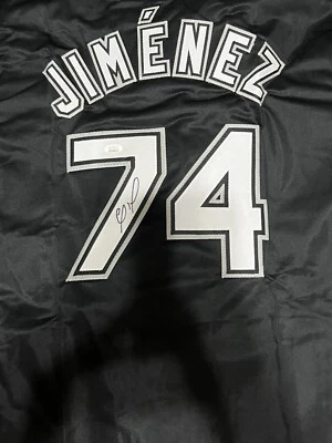 Eloy Jimenez Autographed Chicago White Sox Jersey. JSA Authenticated - Image 1 of 3