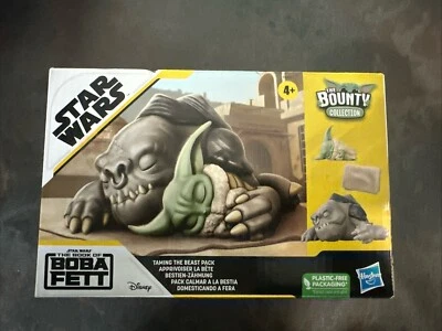 Juego de figuras de acción Star Wars Bounty Collection Taming the Beast Grogu Rancor nuevo en caja Foto 1 de 2