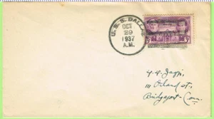 USS Dallas DD 199 October 29 1937 - Picture 1 of 1