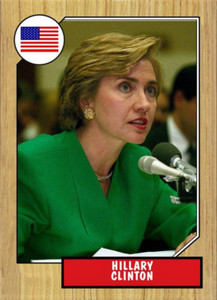 HILLARY CLINTON ACEO ART CARD #### FREE COMBINED SHIPPING ####