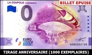 UEBZ / LA COUPOLE - PLANETARIUM 3D / BILLET 0 € / NULL EURO-SCHEIN 2021-2* - Picture 1 of 1