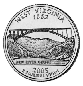 2005 P - West Virginia - State Quarter - Picture 1 of 2