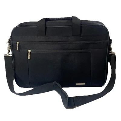 Samsonite Classic Laptop slim briefcase black Travel Business Bag 18 x 3.5 x 13  - Image 1 of 4