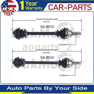 2 ejes delanteros TrakMotive CV eje articulado para Saab 900 1989 1988 1987 1986 1985_AR Foto 1 de 3