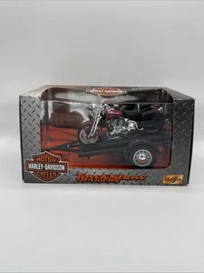 Maisto Harley Davidson Tow & Show Motorcycle & Trailer 1/18 Scale Diecast - Picture 1 of 3