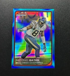 2006 Bowman Cromo Antonio Gates Blu Rifrattore 124/150 #207 - Foto 1 di 2