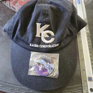 COSPA Yugioh Kaiba Corporation Baseball Cap Badge Pin Duel Monsters Hat Yu-Gi-Oh - Picture 1 of 12