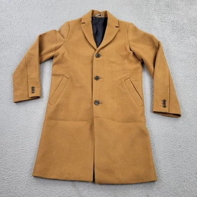 Old Navy Chesterfield Overcoat Mens XS Wool Blend Jacket Topcoat Buttons Jacket - Image 1 of 4