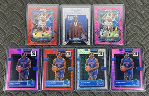Lote de tarjetas de novato Panini Prizm Jalen Duren 2022-23 (7) rosa Hyper + hielo, onda roja + - Imagen 1 de 2