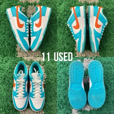 Talla 11 - Nike Dunk Low Miami Dolphins Foto 1 de 4