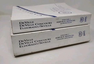Cadillac 1995 Service Manual Deville, Deville Concours, Eldorado Seville Vol 1+2 - Picture 1 of 8