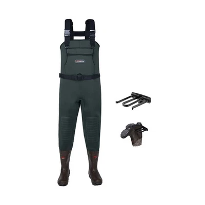 HISEA Chest Waders for Men, Waterproof 4.5mm Neoprene Fishing & Hunting Wader... - Image 1 of 4