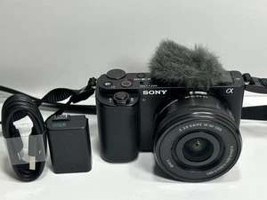 Sony ZV-E10 Mirrorless Camera W/ 16-50mm F/3.5-5.6 OSS E Mount Lens - Picture 1 of 7