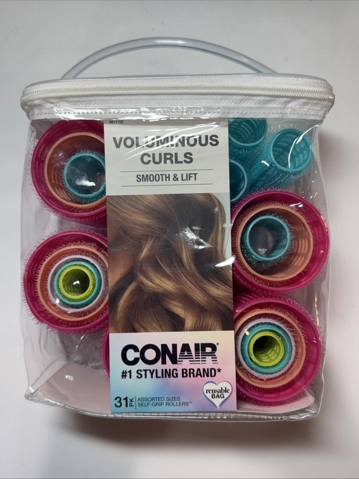 Rodillos autoagarrables Conair, colores surtidos, 31 unidades Foto 1 de 1
