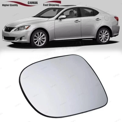 For Lexus IS250 IS350 HS250h 2010-2012 Front Left Rearview Mirror Glass Heated - Image 1 of 4