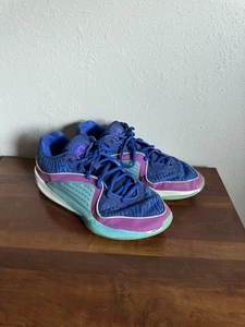 Nike KD 16 Low Ready Play Deep Royal Blue Purple Lace Athletic Sneaker Mens 10.5 - Picture 1 of 8