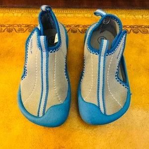 Speedo Unisex Kleinkind blau grau Low-Top Knöchelriemen Hybrid Wasser Schuhe Medium 7 - Bild 1 von 4