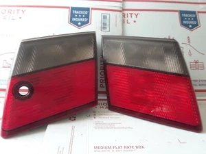 1999 2000 99 00 SAAB 9-5 Sedan Driver LH RH Trunk Lid Inner Tail Light sets OEM  - Picture 1 of 7