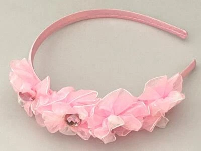 NUEVA DIADEMA DE CINTA DE FLORES OFFSET PARA NIÑAS PIEDRAS GRANDES BRILLANTES ENVÍO GRATUITO A EE. UU. Foto 1 de 4