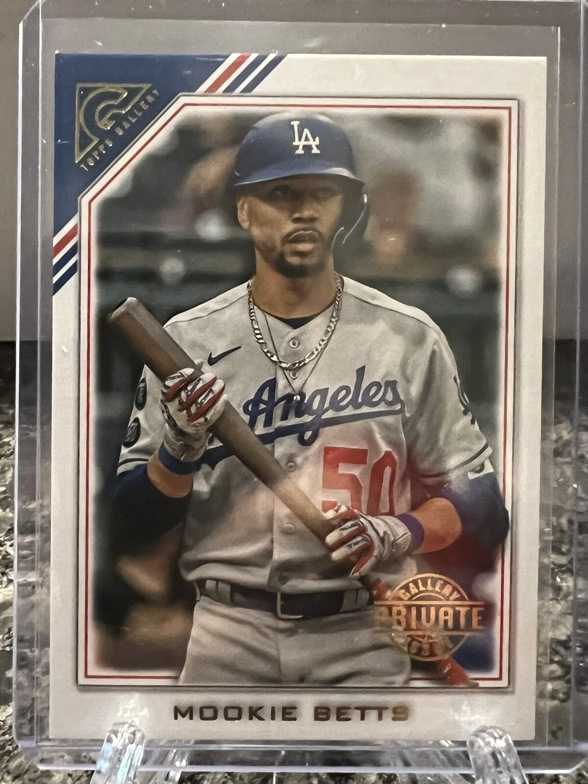 2022 Topps Gallery Mookie Betts Private Issue /250 Dodgers SP